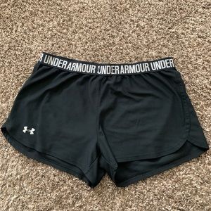 Black under armor shorts
